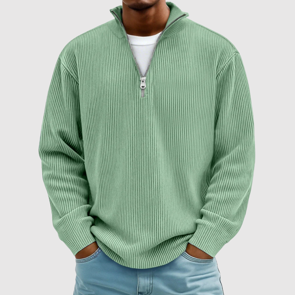 Daniel – Moderní svetr s zipem
