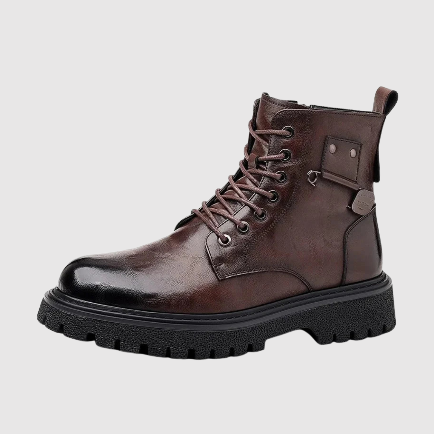 Oskar – Městské Kožené Boty s Detailním Zpracováním a Vysokou Odolností