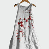 Šaty s potiskem třešňových květů