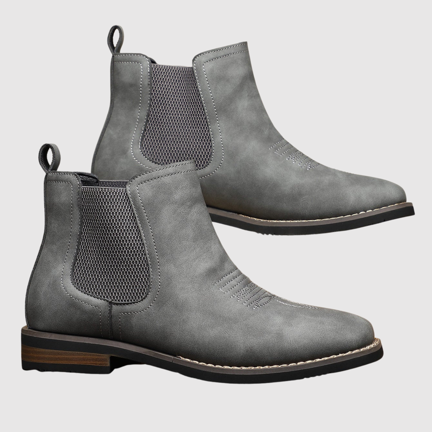 Oskar - Stylové podzimní boty s elastickými bočními panely