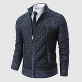 Šimon - Stylová a hřejivá pánská bunda z Jacquard-Twillu