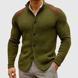 Šimon – Stylový pletený kardigan s kontrastními rameny