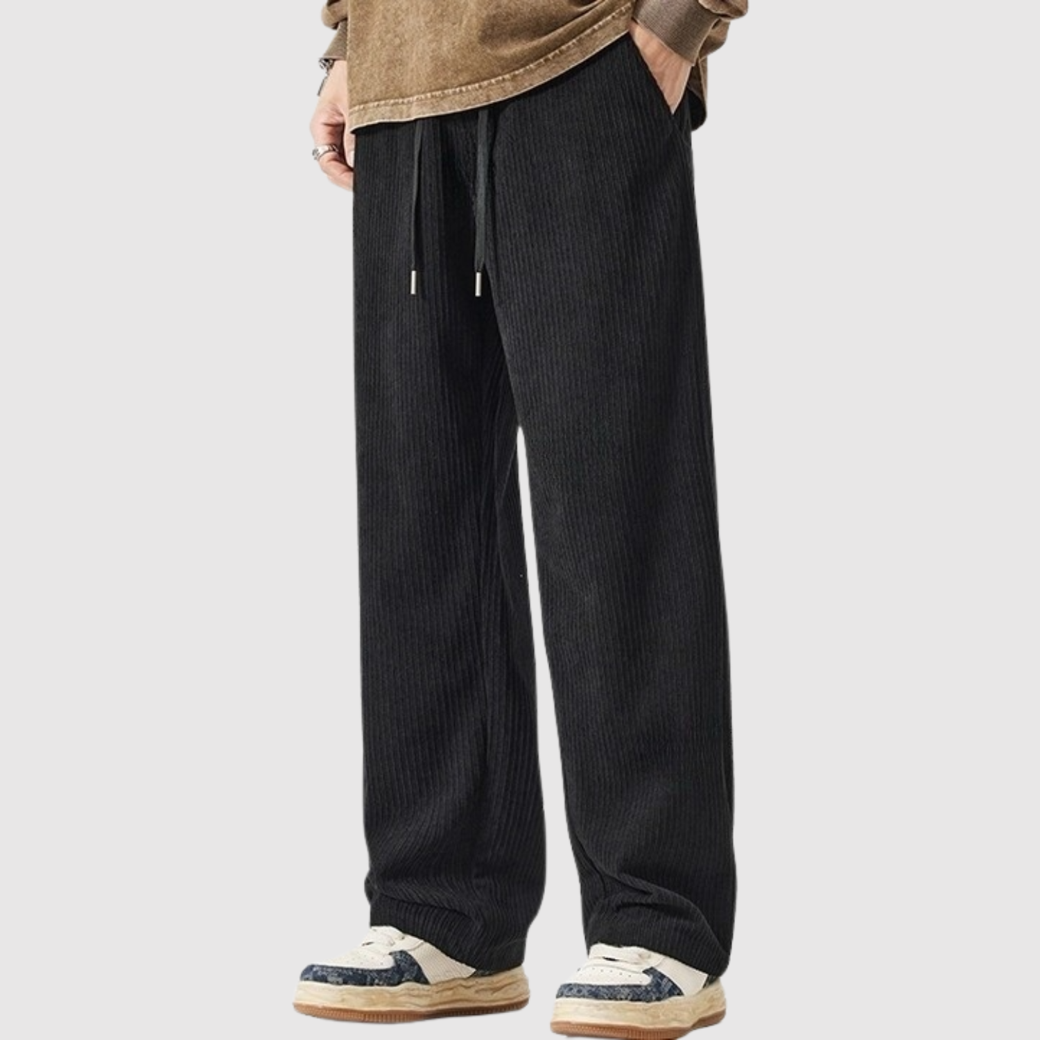 Leo – Úzké pánské kalhoty z lehkého materiálu