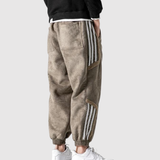 Denis - Pohodlné pánské jogger kalhoty se stylovými bočními pruhy