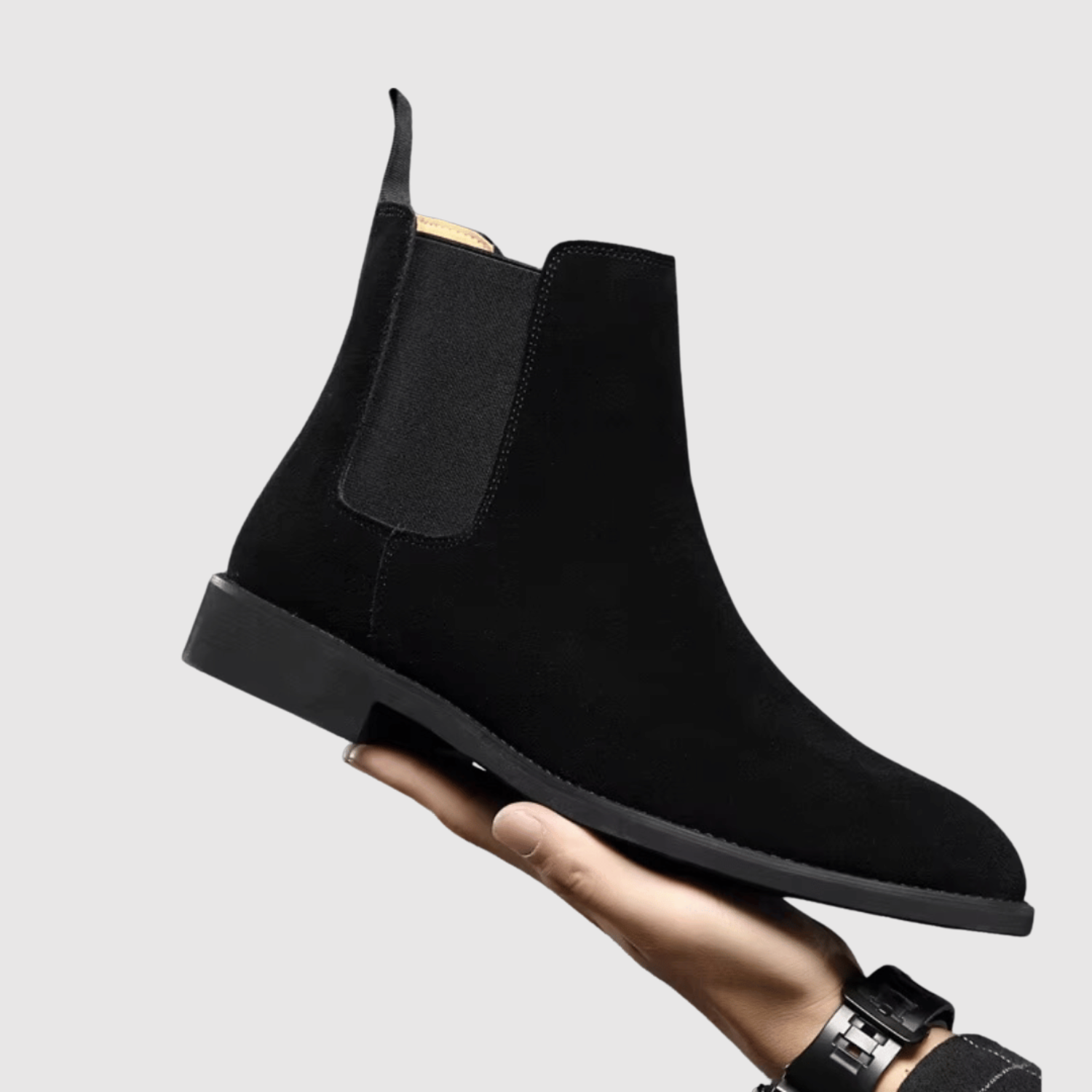 Oskar - Sametové boty s elastickými bočními panely