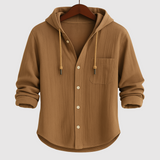 Adrian - Pánská košile s kapucí v casual stylu