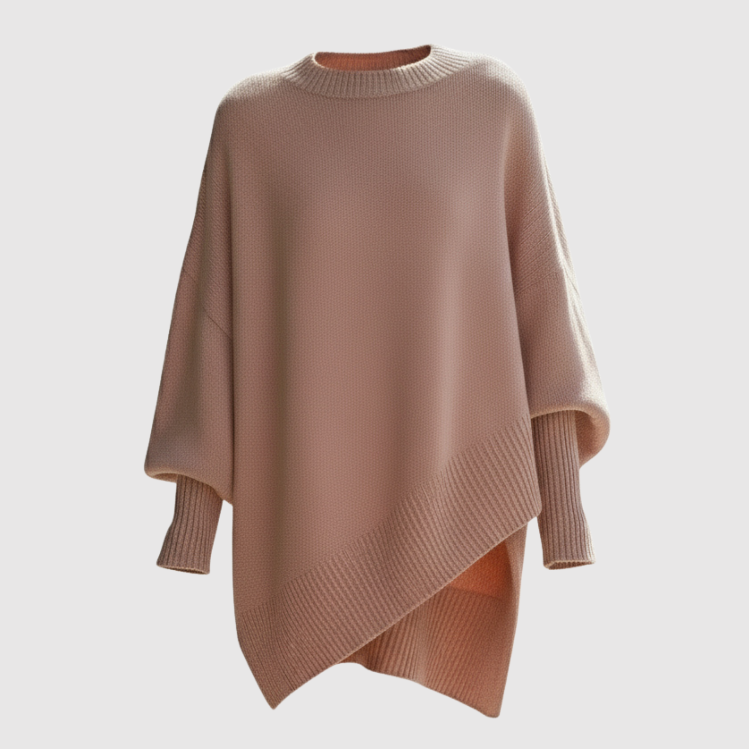 Nora - Stylové pletené pončo s moderním designem