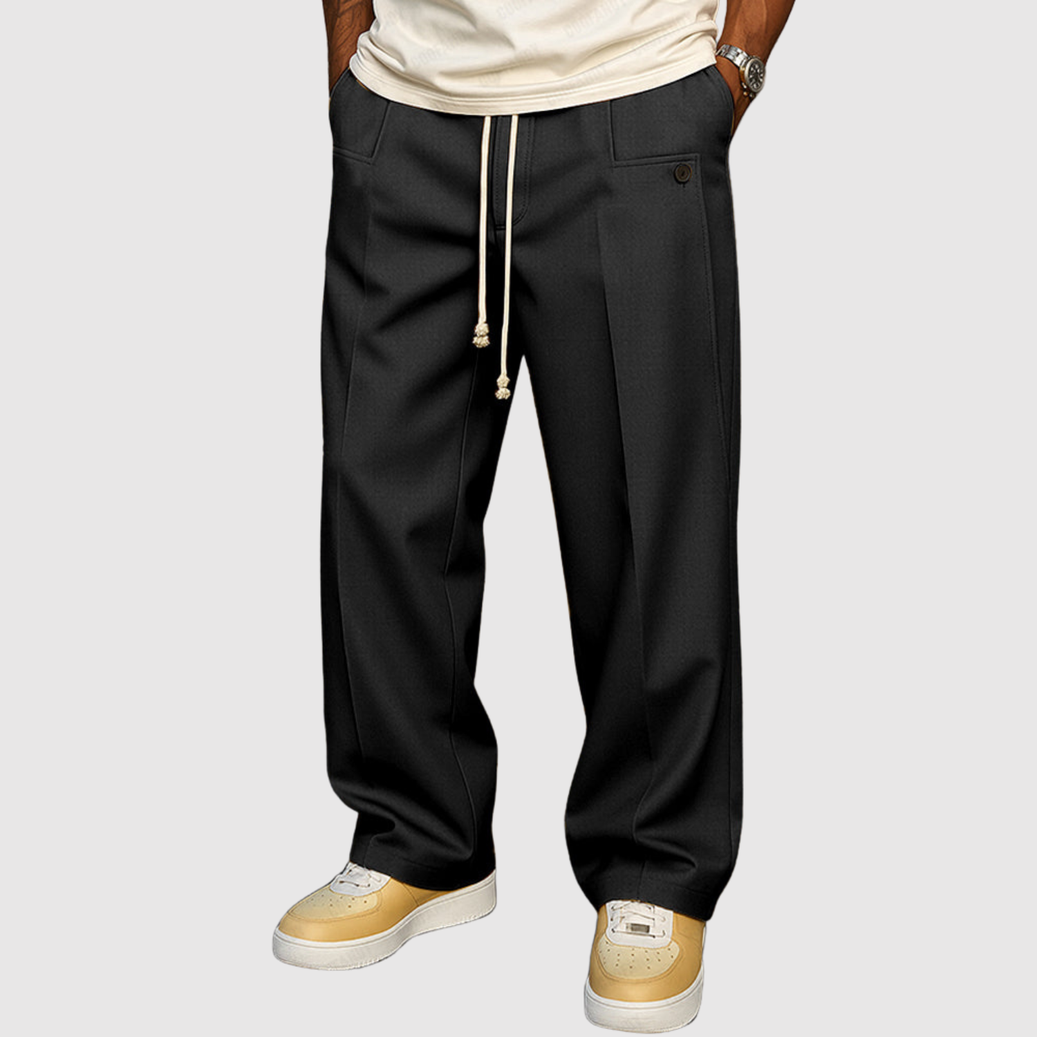 Leo - Každodenní kalhoty s nastavitelným pasem