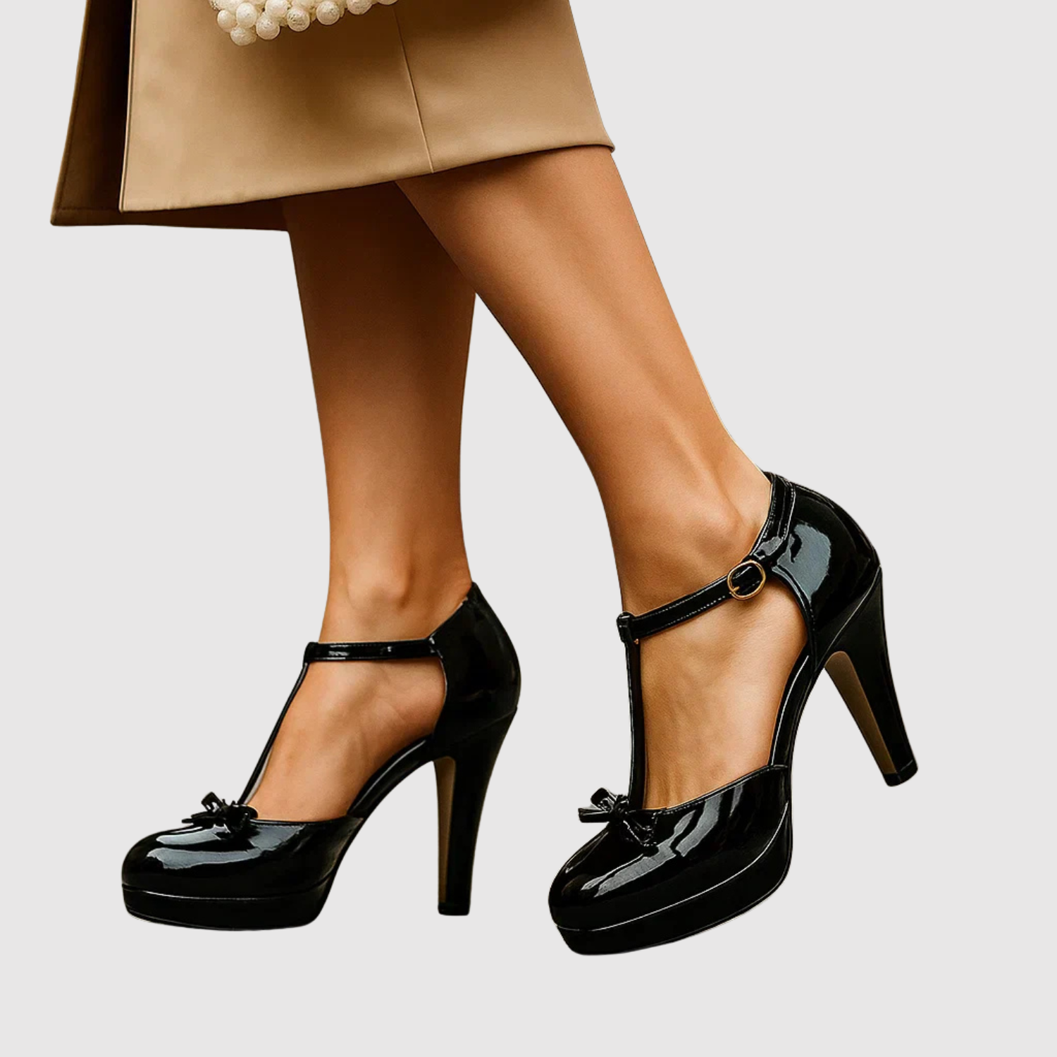 Teodora - Stylové lodičky s mašlí