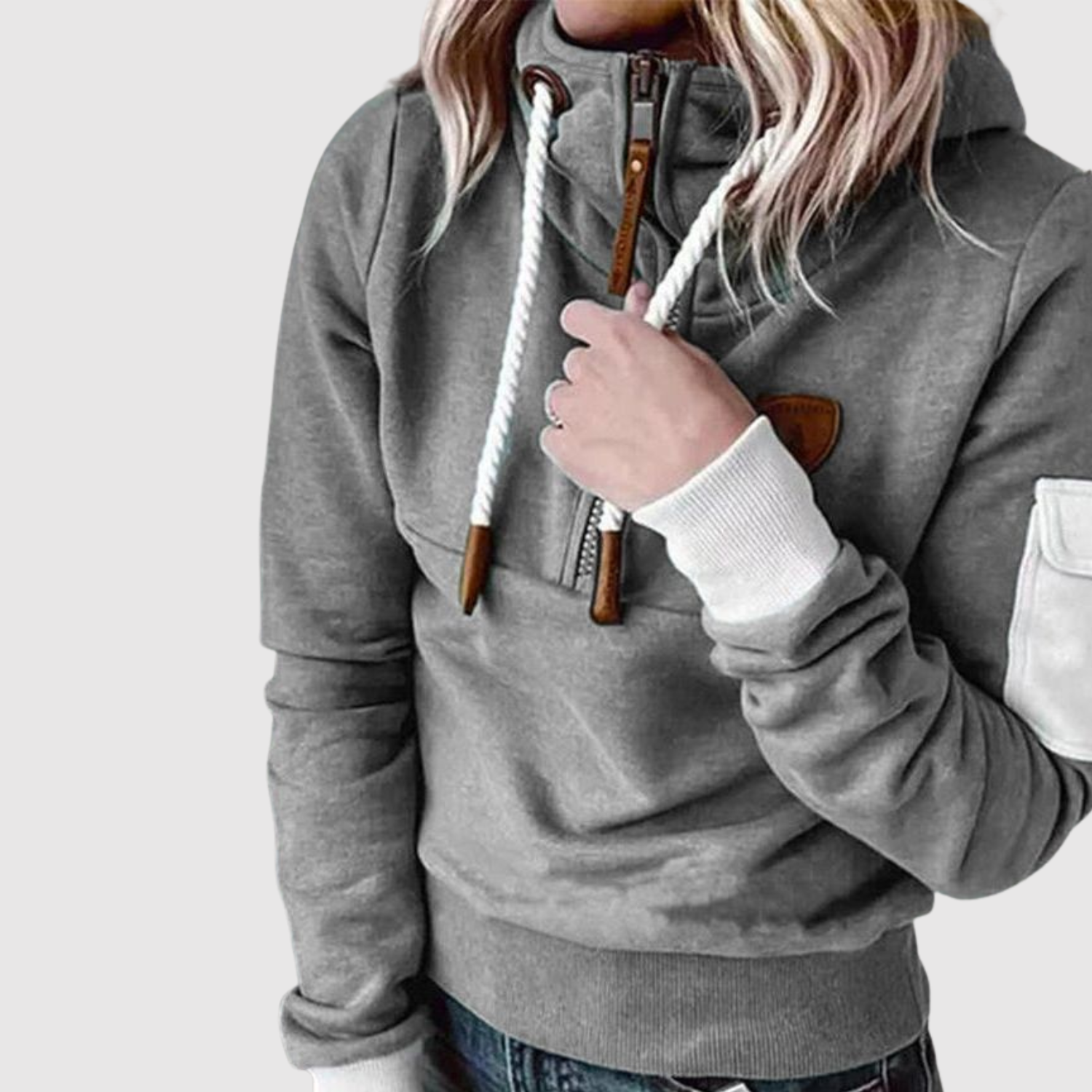 Nina – Komfortní sportovně-elegantní mikina s kapucí