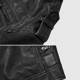 Dorian – Kožená bunda s kovovými zipy a ručně zpracovanými detaily