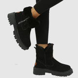 Teodora - Zimní boty s péřovou výstelkou a protiskluzovou podrážkou