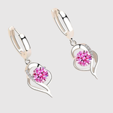 Elisa – Stříbrné náušnice s lesklým zirkonem