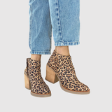 Teodora - Kožené boty s špičatou špičkou