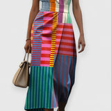 Tiffany - Bezrukávové šaty s potiskem