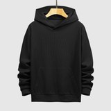 Daniel – Klasická mikina s kapucí z texturovaného úpletu