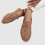 Lara – Elegantní plátěné loafers s pohodlnými detaily