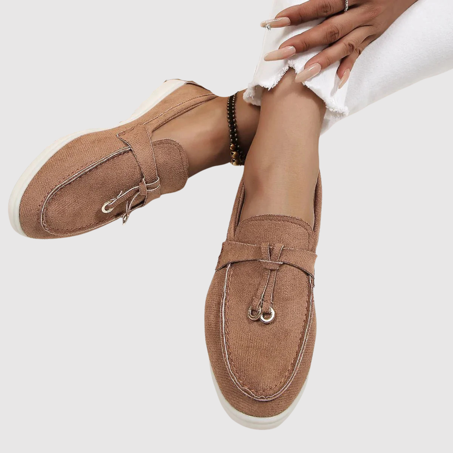 Lara – Elegantní plátěné loafers s pohodlnými detaily