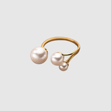 Valérie – Elegantní prsten se dvěma perlami