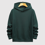 Daniel – Klasická mikina s kapucí z texturovaného úpletu