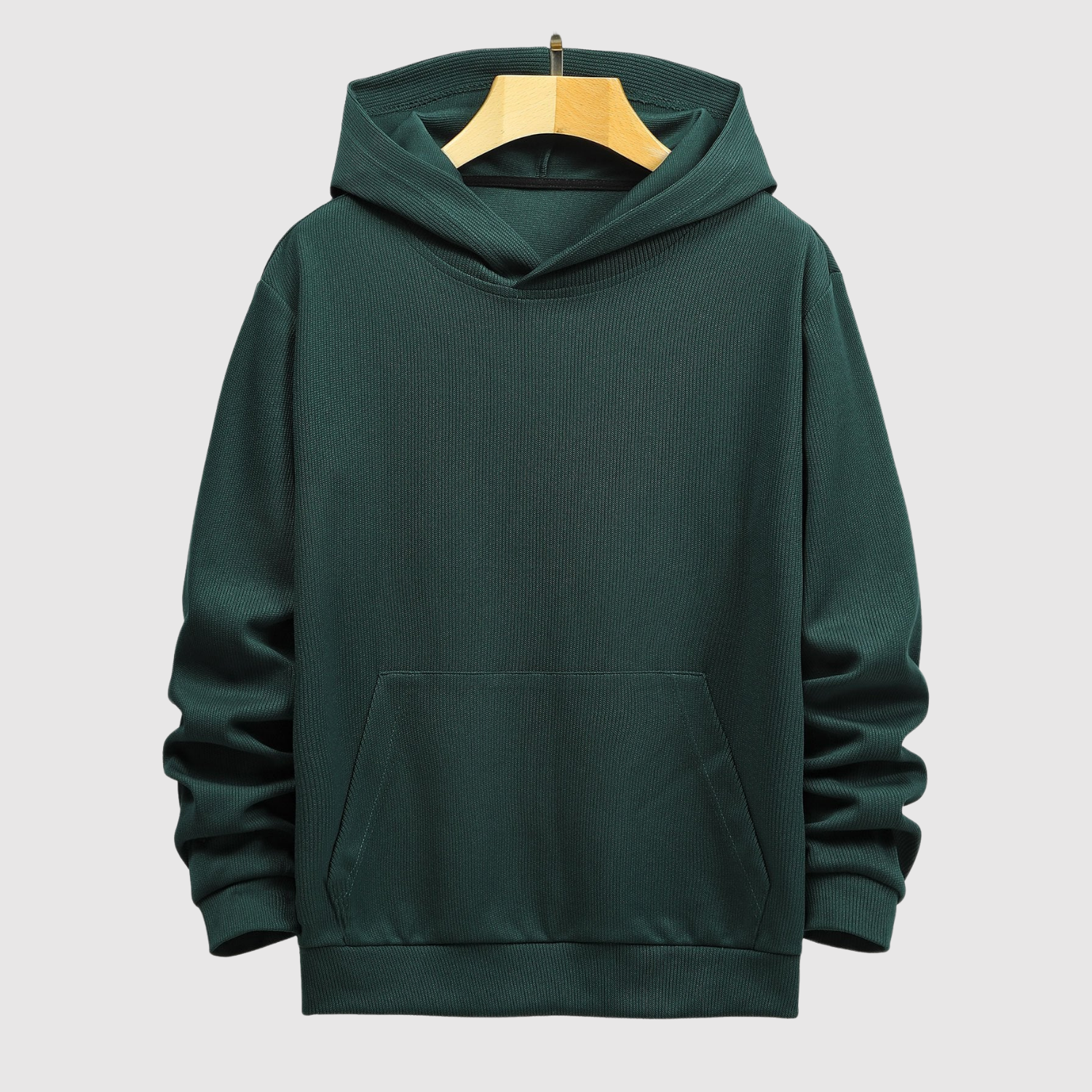 Daniel – Klasická mikina s kapucí z texturovaného úpletu