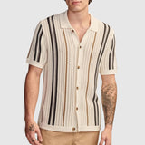 Adrian – Strukturované pletené polo tričko