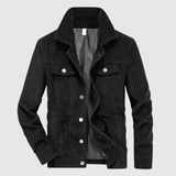 Šimon – Klasická sametová bunda s retro stylem