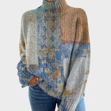 Noélia - Umělecký pletený svetr s unikátním designem