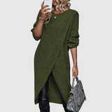 Nora – Stylová asymetrická tunika s dlouhými rukávy