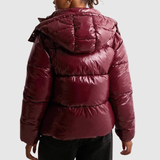 Jelena – Lesklá zimní péřová bunda