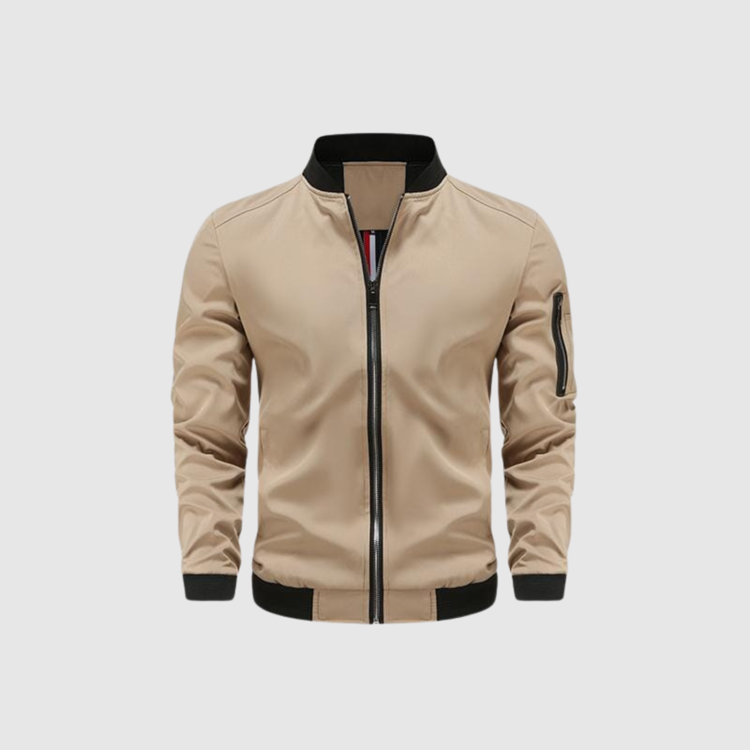 Šimon – Pánská bunda s zipem v sportovně-elegantním stylu