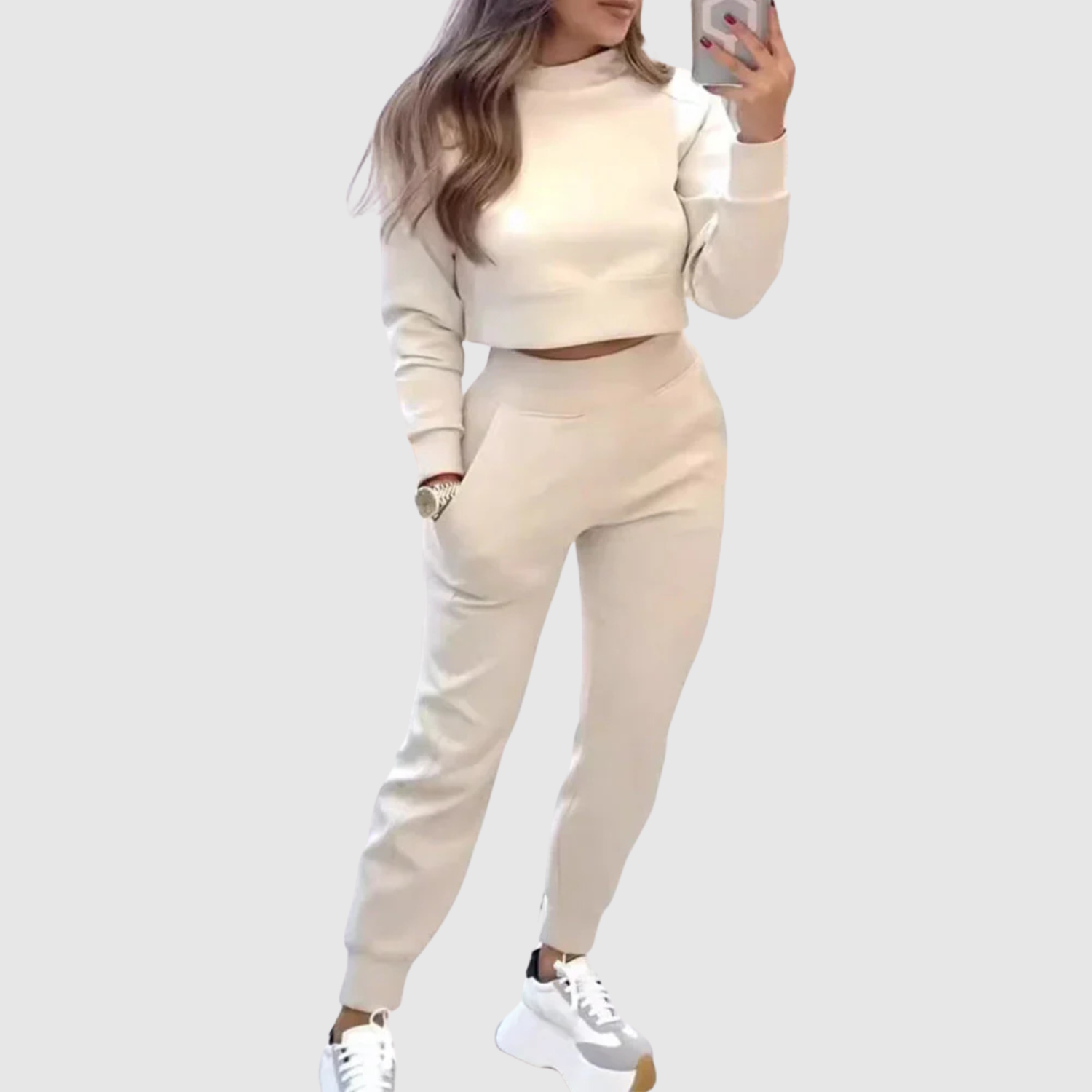 Natálie - Dámský každodenní dvoudílný outfit