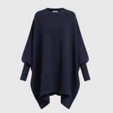 Nora - Stylové pletené pončo s moderním designem