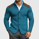 Šimon – Stylový pletený kardigan s kontrastními rameny