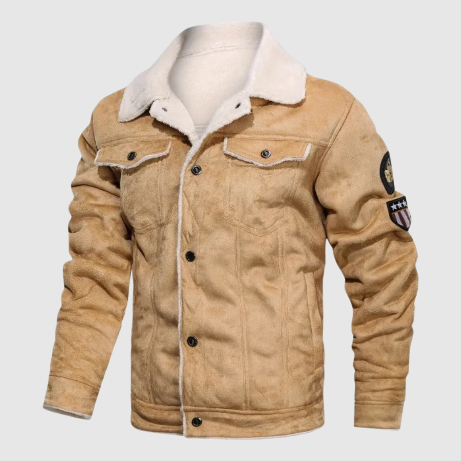 Dorian – Teplá zimní bunda s huňatým límcem v retro stylu