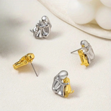 Elisa – Náušnice s ikonickým motivem dívky a jejího psa