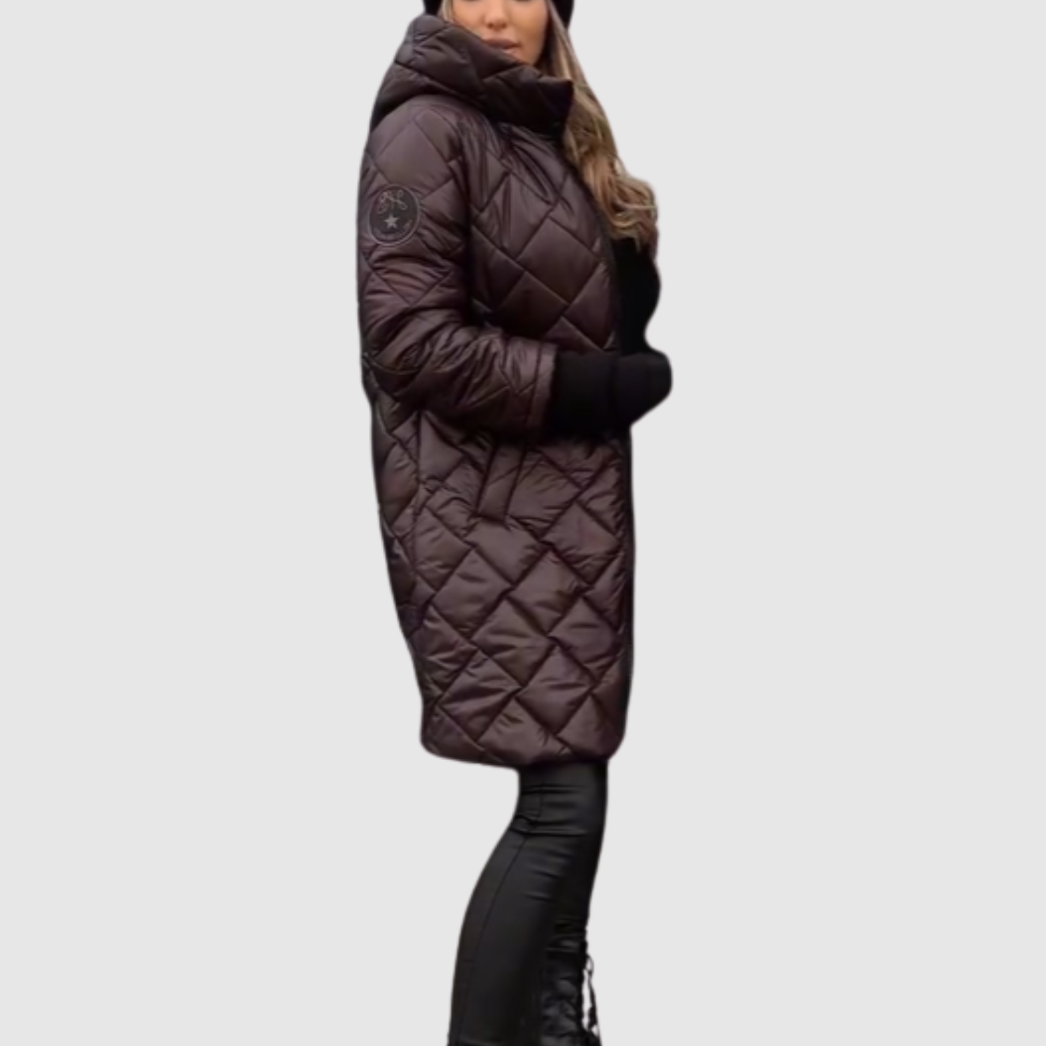 Jelena - Elegantní zimní péřový kabát