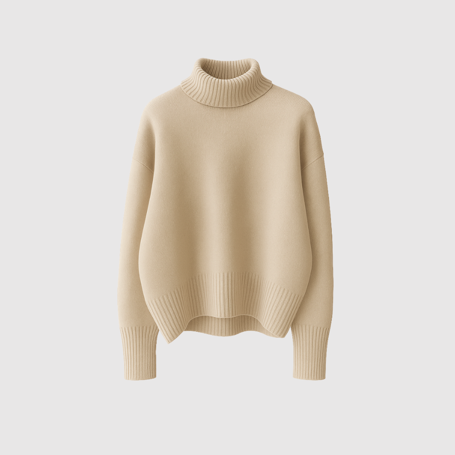 Nora – Hřejivý zimní svetr s vysokým límcem