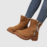 Teodora - Zimní boty s péřovou výstelkou a protiskluzovou podrážkou