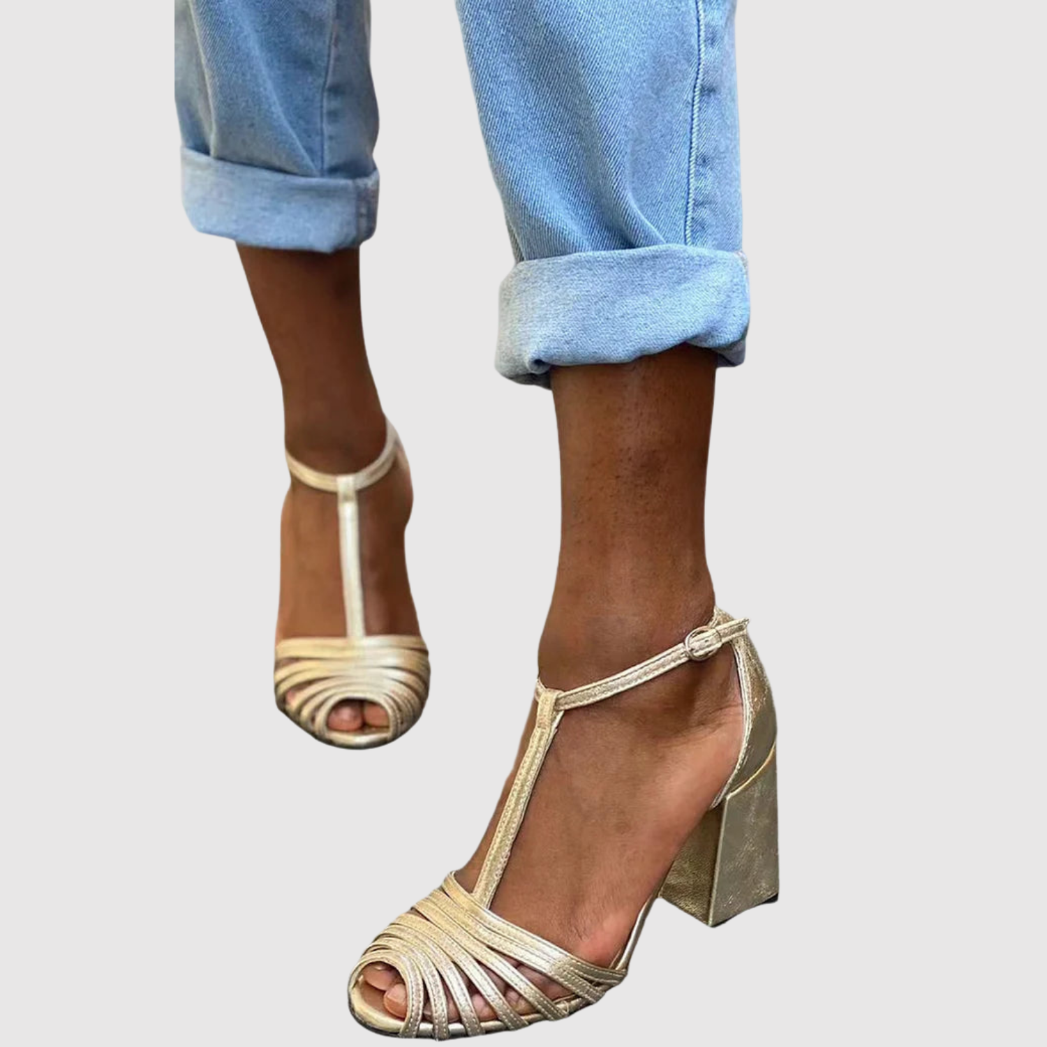 Teodora - Elegantní T-páskové sandály