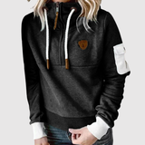 Nina – Komfortní sportovně-elegantní mikina s kapucí