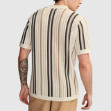 Adrian – Strukturované pletené polo tričko