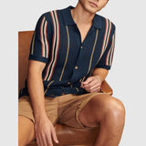 Adrian – Strukturované pletené polo tričko