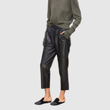 Mira – Kožené kalhoty s elastickým pasem