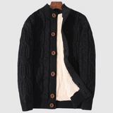 Šimon – Pletený kardigan s knoflíky a podšívkou" can be rewritten as:

"Šimon – Pletený kardigan s knoflíky a podšívkou