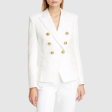 Silvie – Dvoubarevné sako se zlatými knoflíky