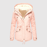 Jelena – Zimní park s kapucí a fleecovou podšívkou