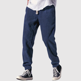 Leo – Pohodlné kalhoty s páskem v pase