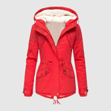 Jelena – Zimní park s kapucí a fleecovou podšívkou