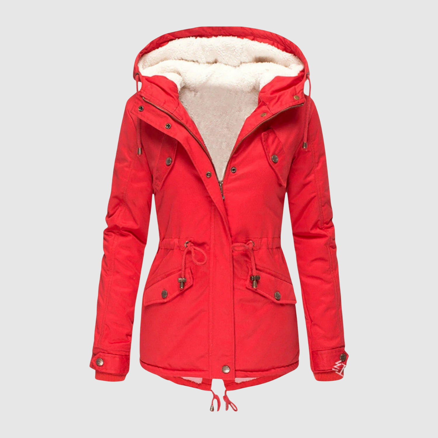 Jelena – Zimní park s kapucí a fleecovou podšívkou